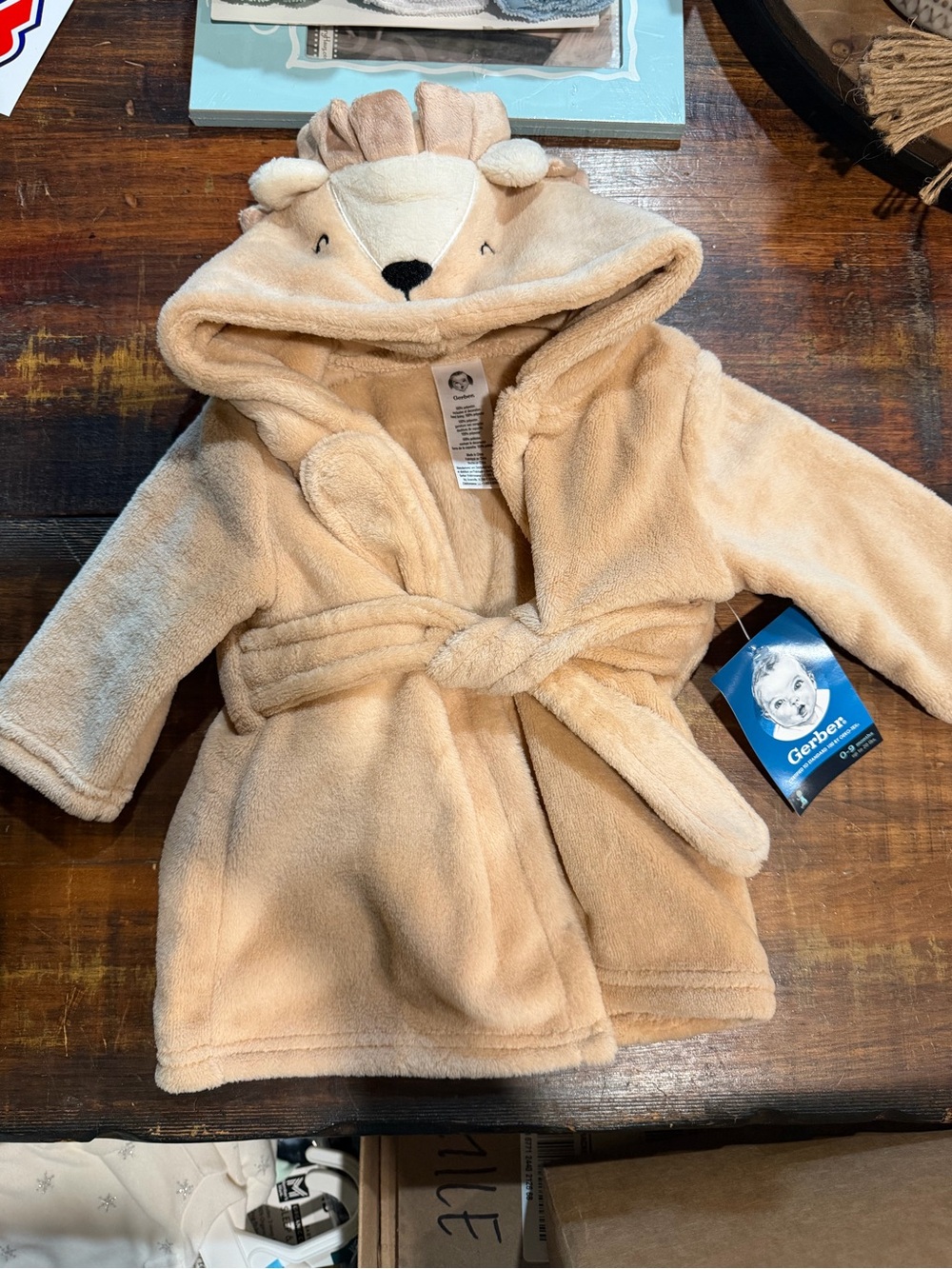 gerber baby bath robe